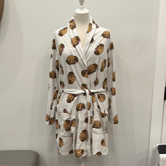 Aeropostale Monkey Print Robe - Large - Picture 2 of 8